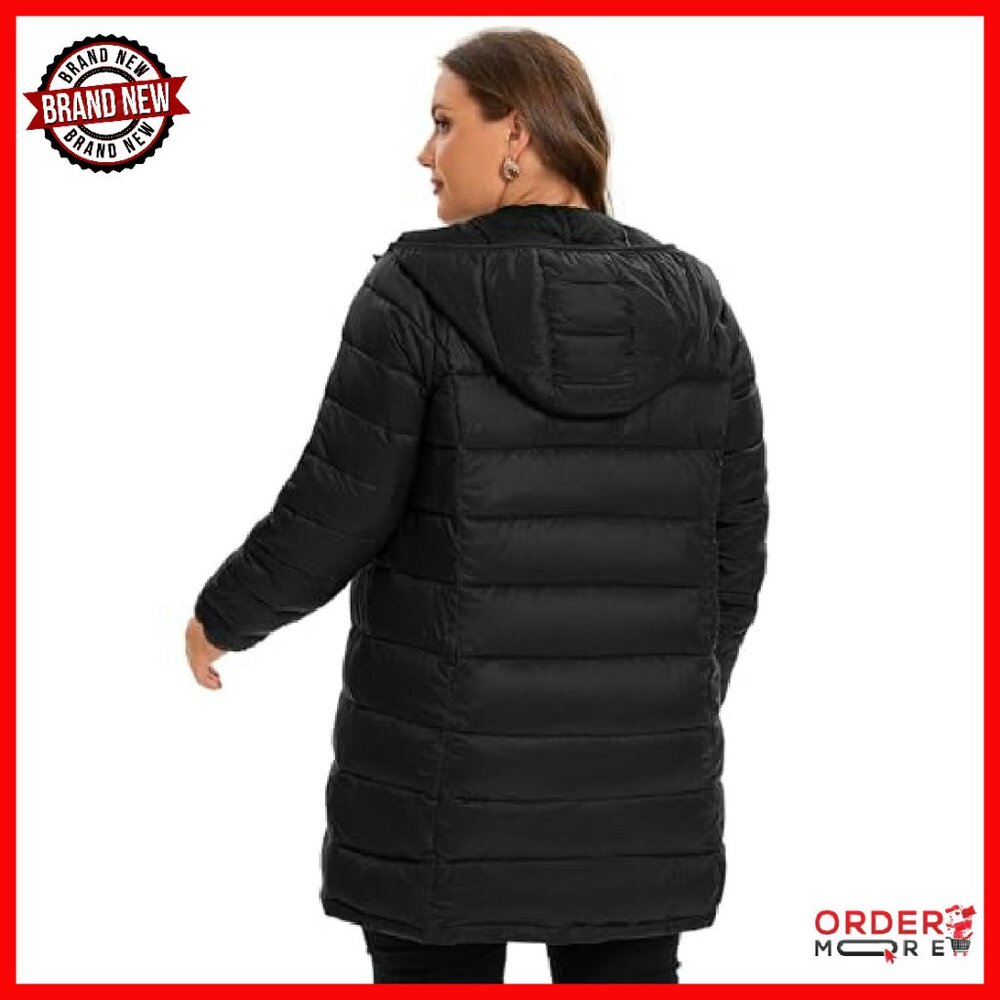 Plus Size Packable Puffer Jacket Lightweight Quil… - image 4